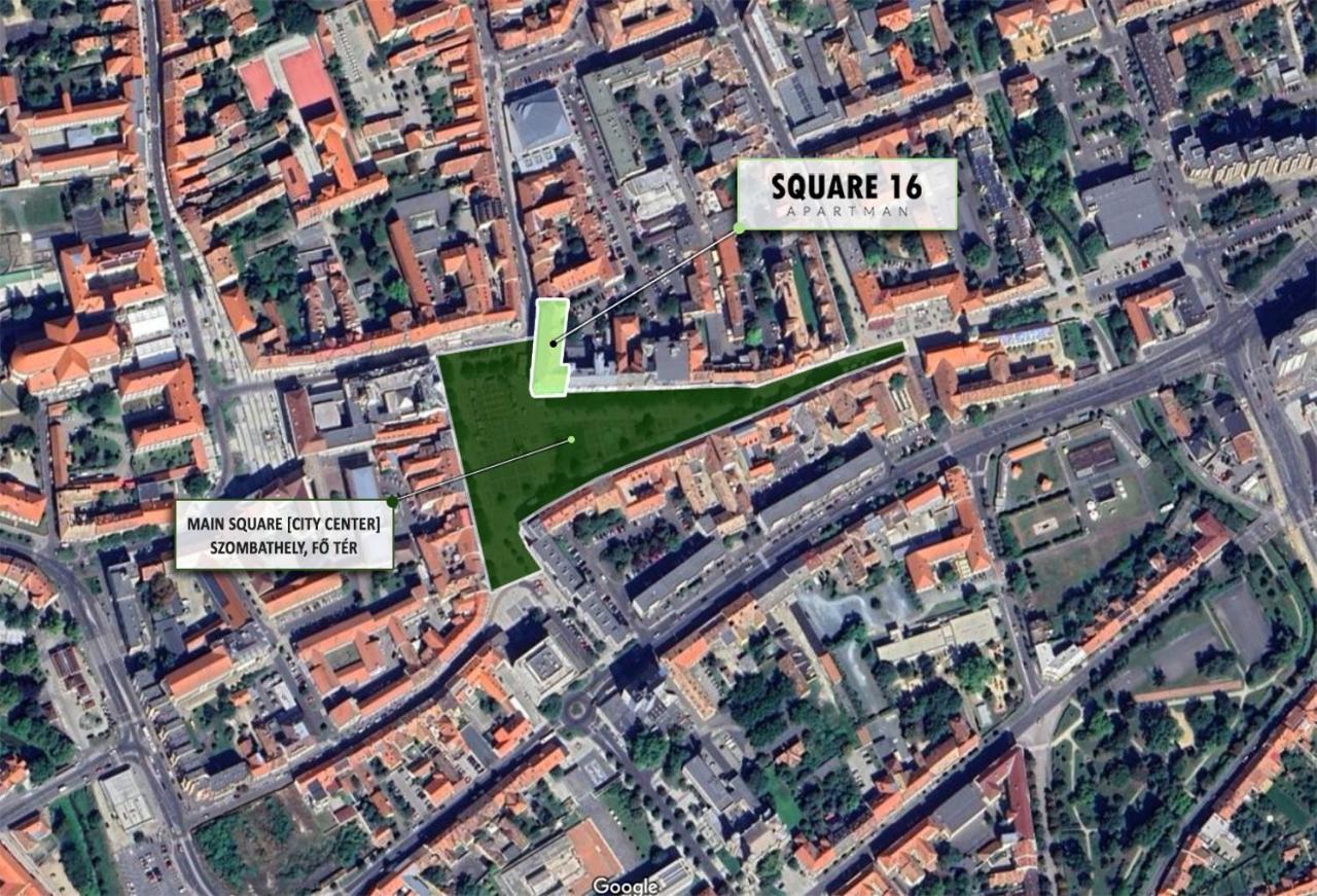 Square 16 Apartman - Absolutely Central Location With Self Check In Szombathely Eksteriør billede